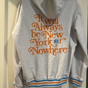 New York Or Nowhere Light Grey NY Knicks Hoodie -Unisex
